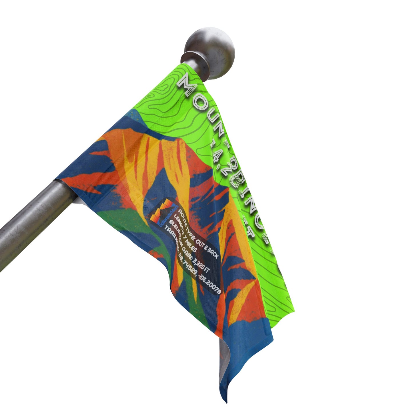 CO 14er Summit Flag | Mount Princeton