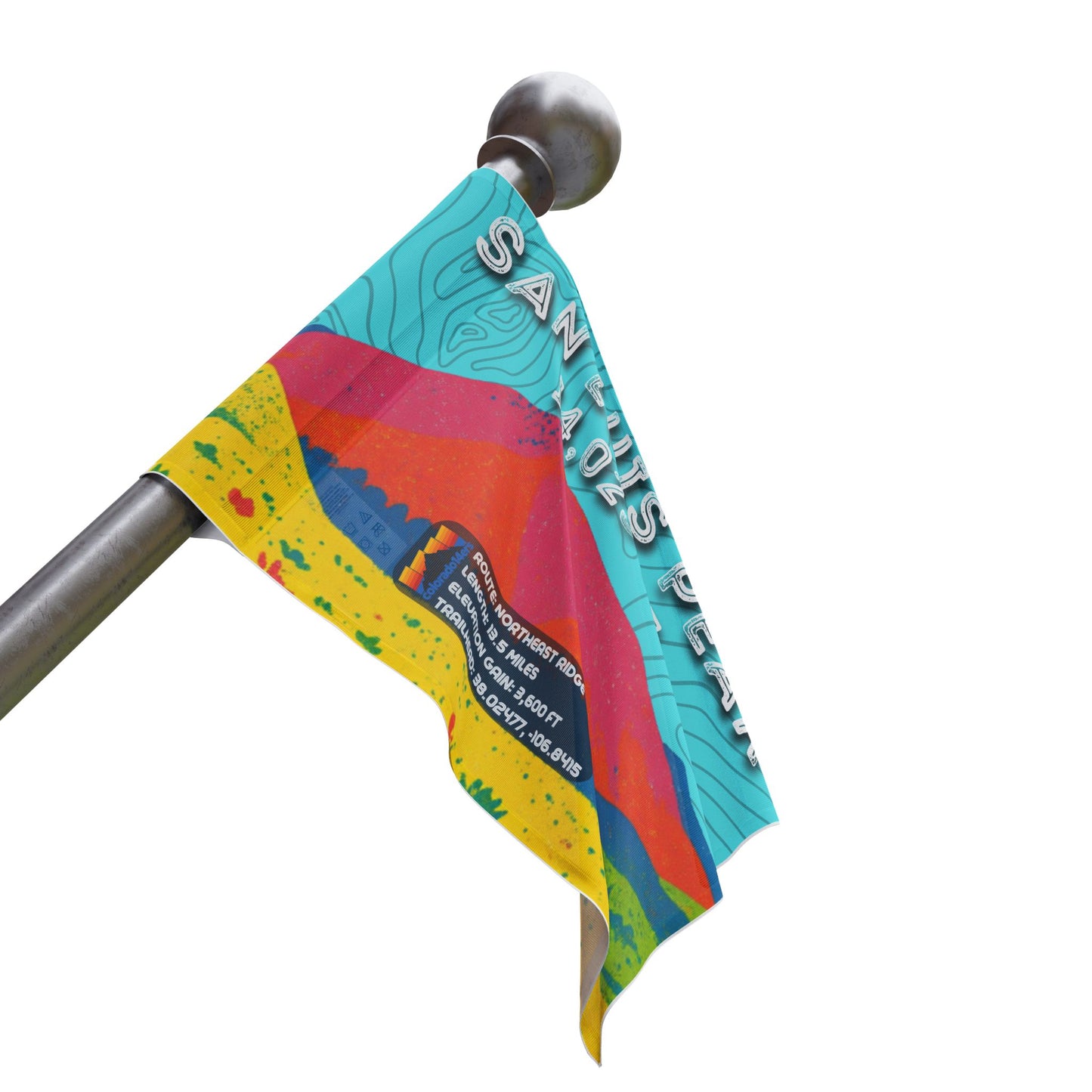 CO 14er Summit Flag | San Luis Peak