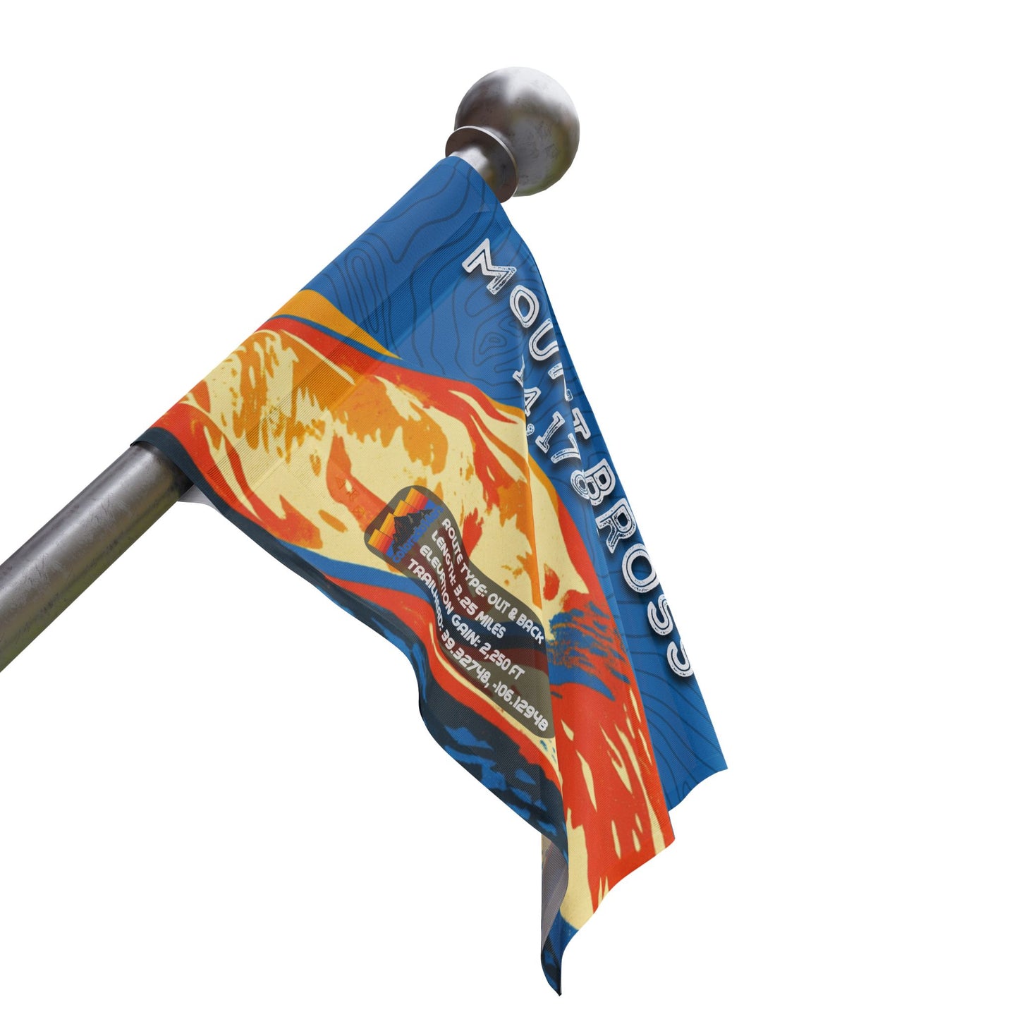 CO 14er Summit Flag | Mount Bross