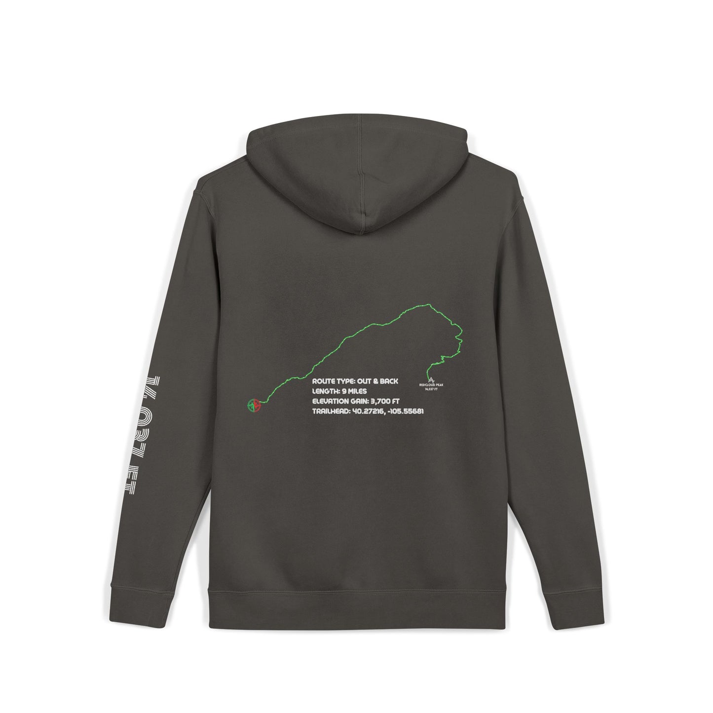CO 14er Hoodie | Redcloud Peak
