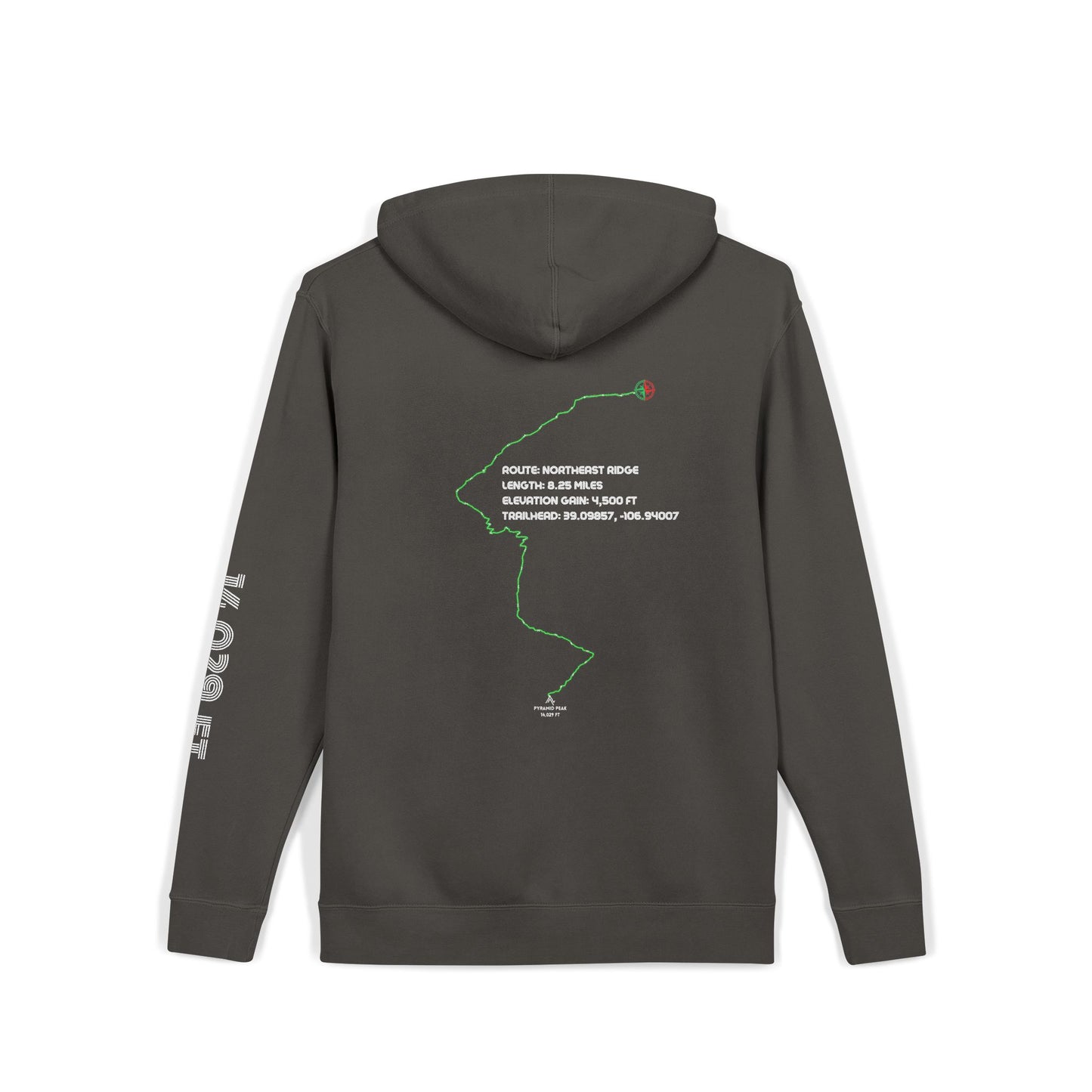 CO 14er Hoodie | Pyramid Peak