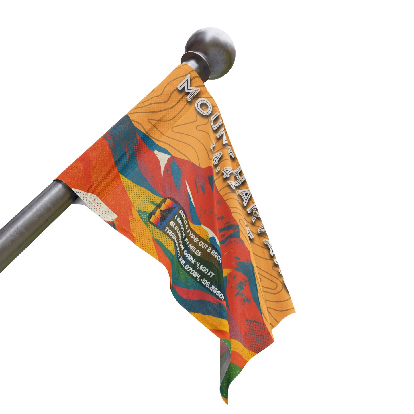 CO 14er Summit Flag | Mount Harvard