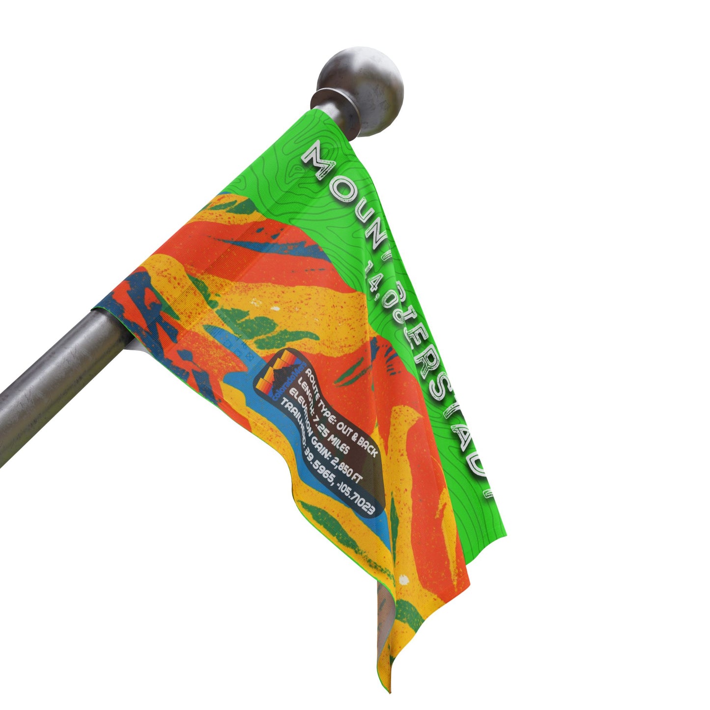 CO 14er Summit Flag | Mount Bierstadt