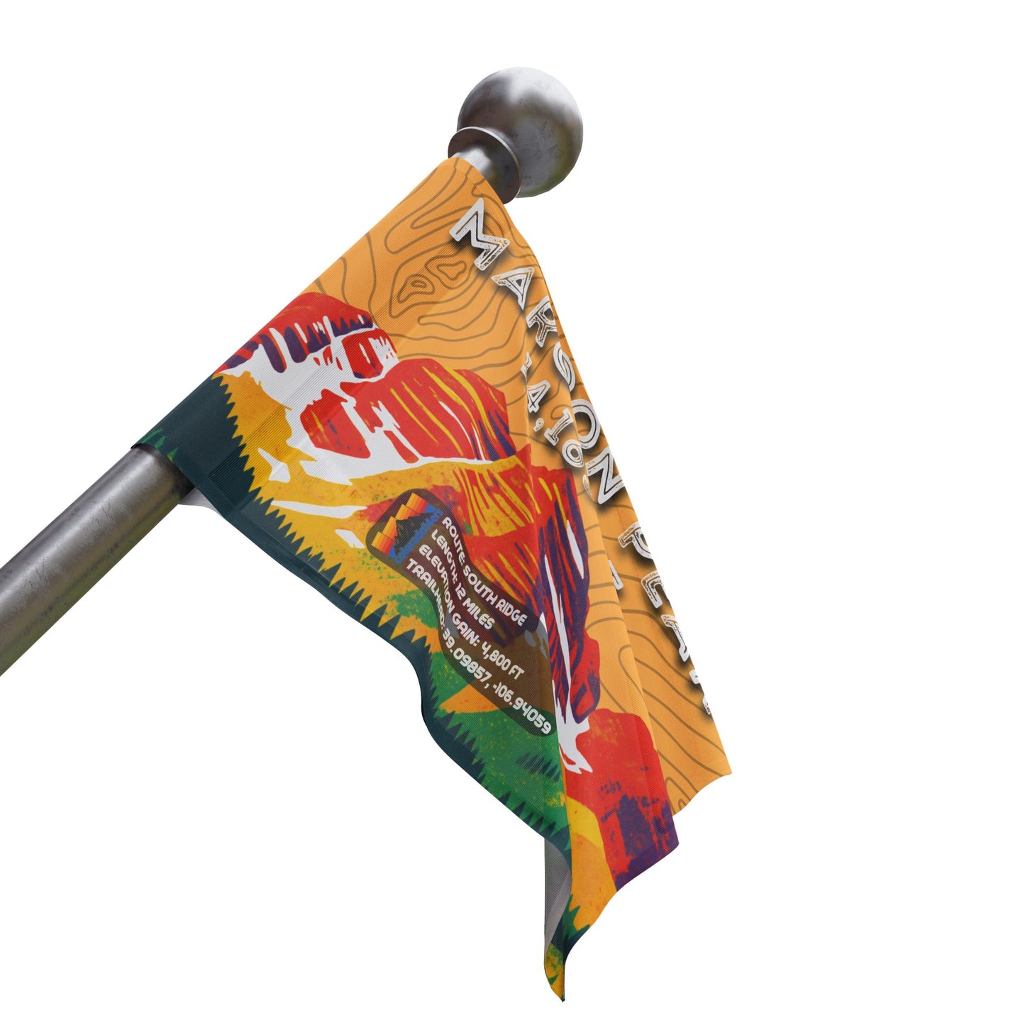 CO 14er Summit Flag | Maroon Peak