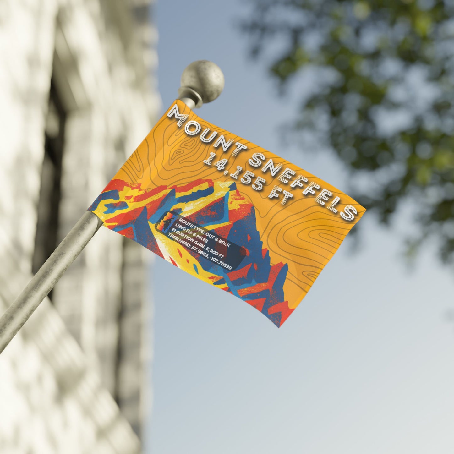 CO 14er Summit Flag | Mount Sneffels