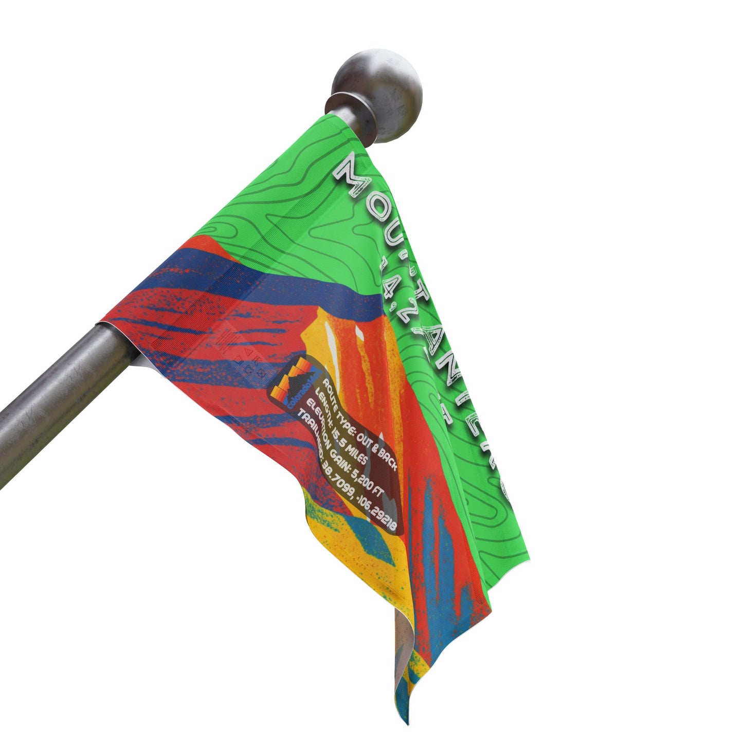 CO 14er Summit Flag | Mount Antero