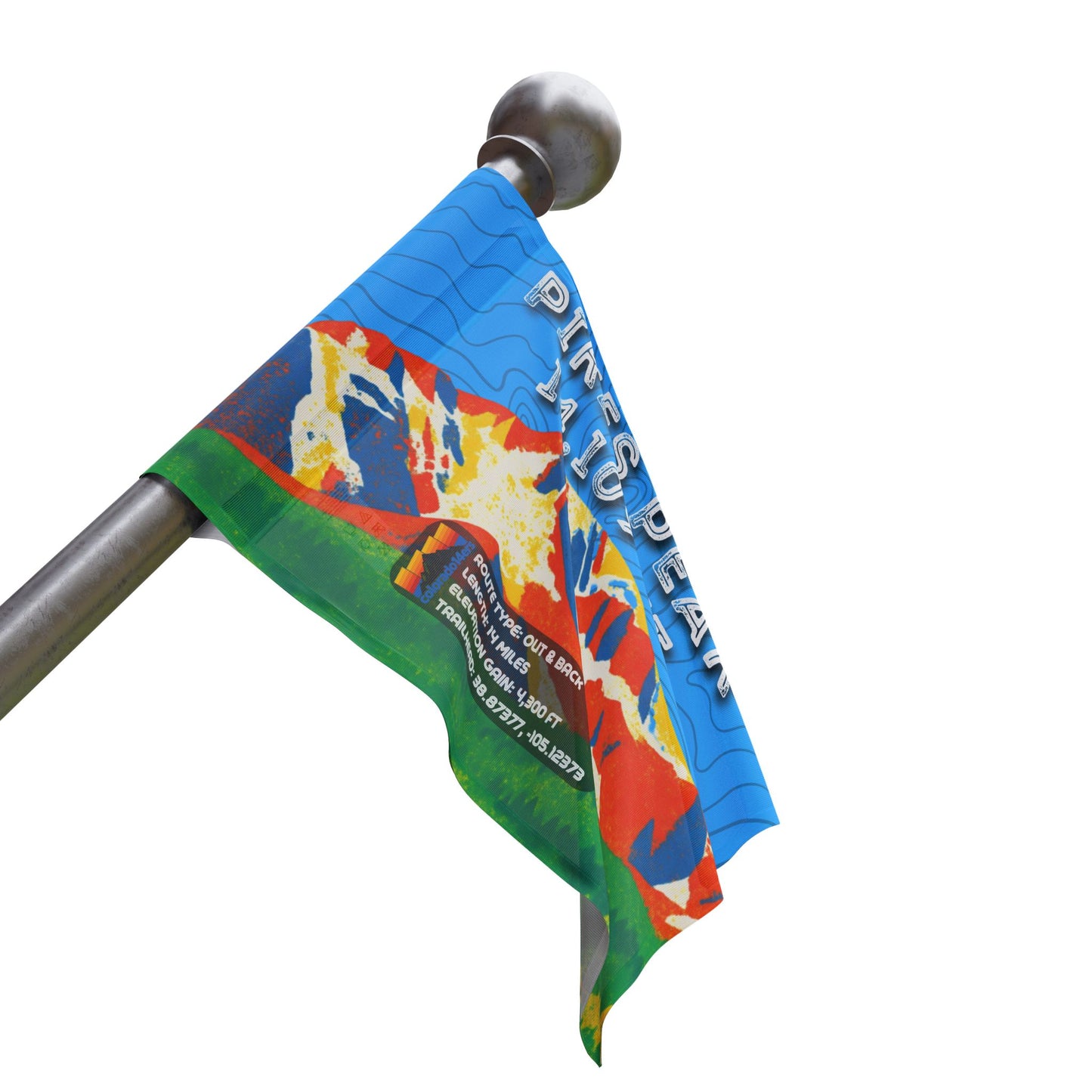 CO 14er Summit Flag | Pikes Peak