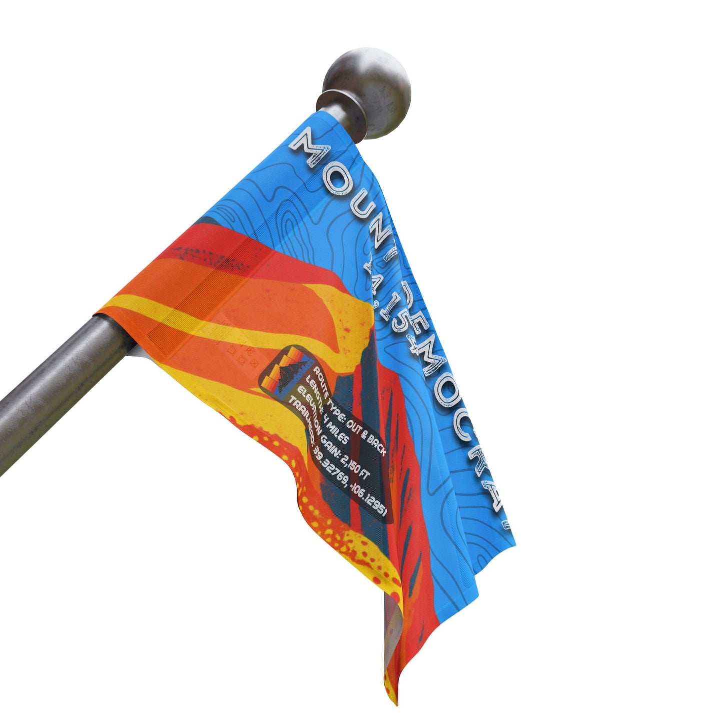 CO 14er Summit Flag | Mount Democrat