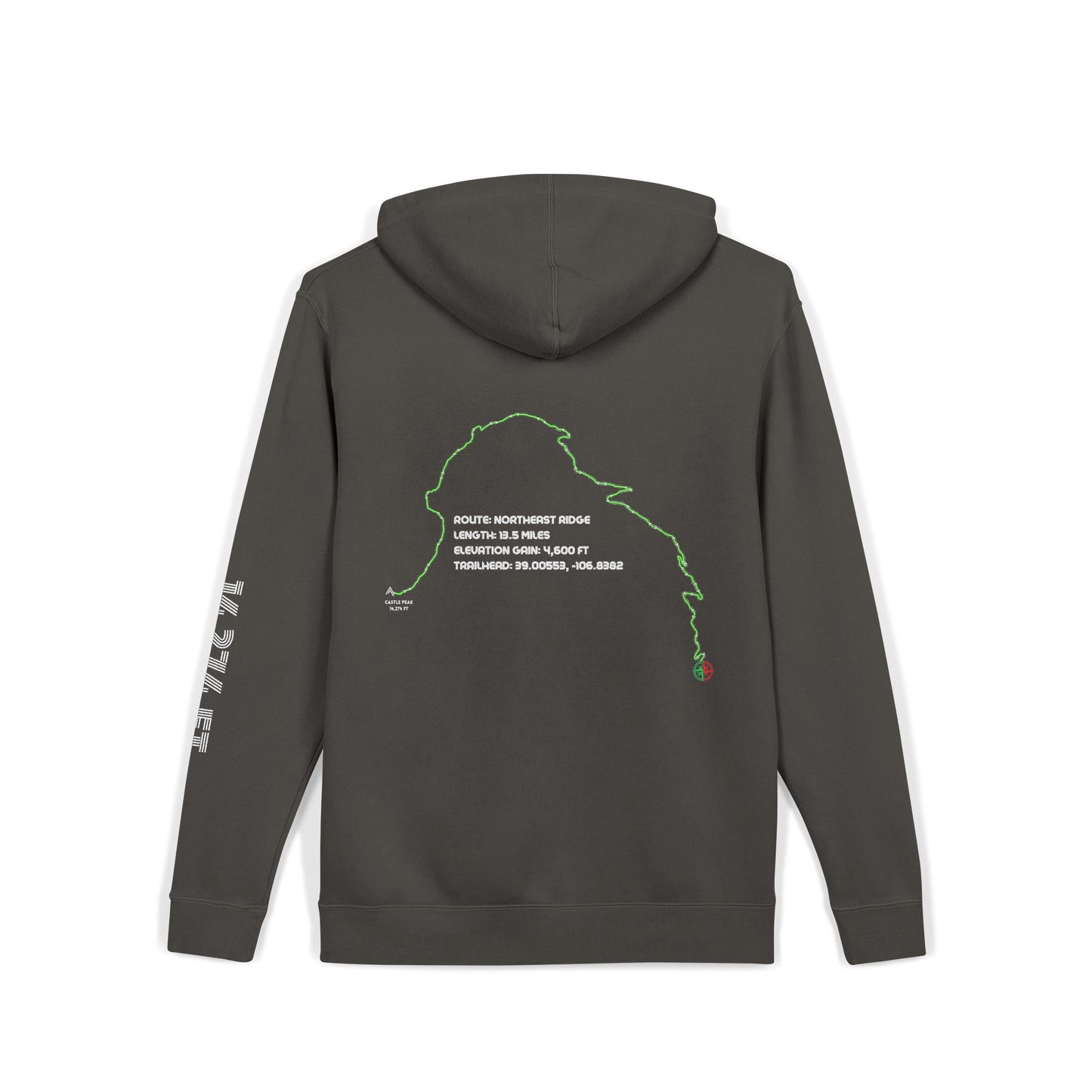 CO 14er Hoodie | Castle Peak