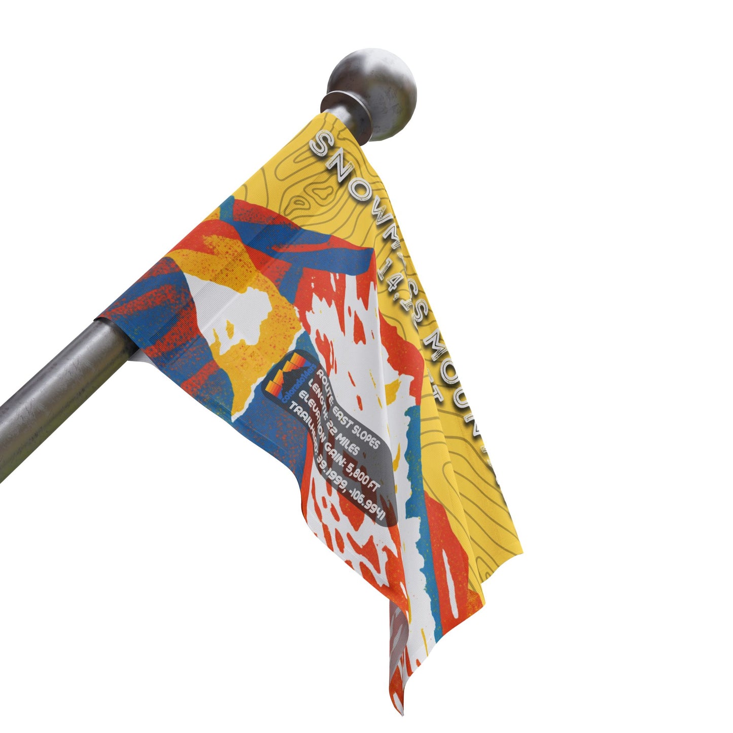 CO 14er Summit Flag | Snowmass Mountain