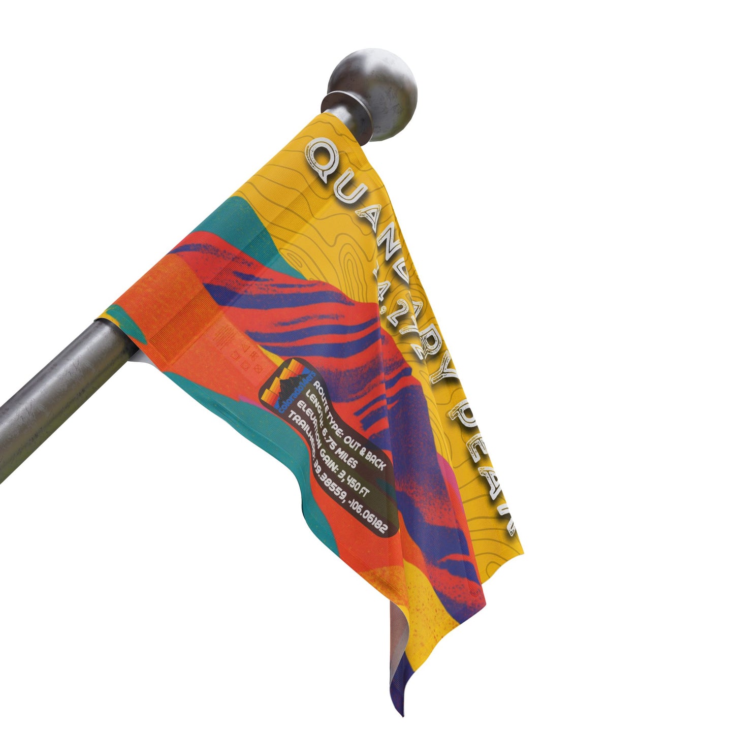 CO 14er Summit Flag | Quandary Peak