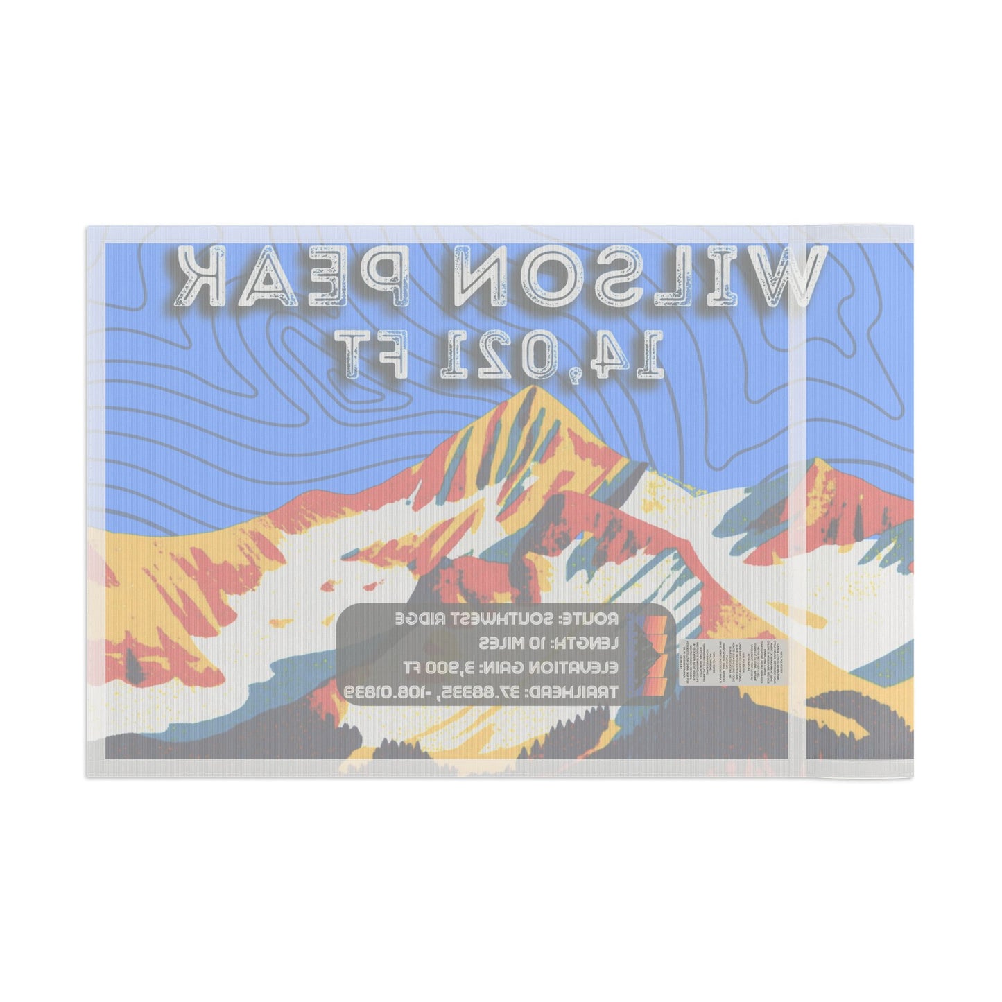 CO 14er Summit Flag | Wilson Peak