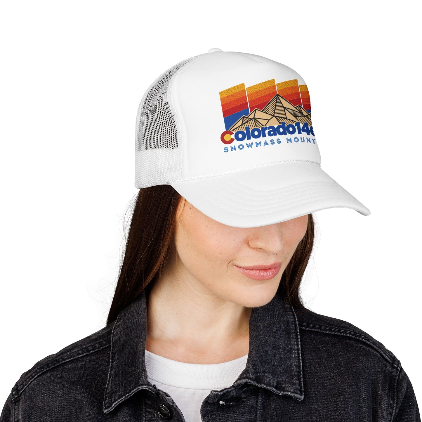 CO 14er Trucker Hat | Snowmass Mountain