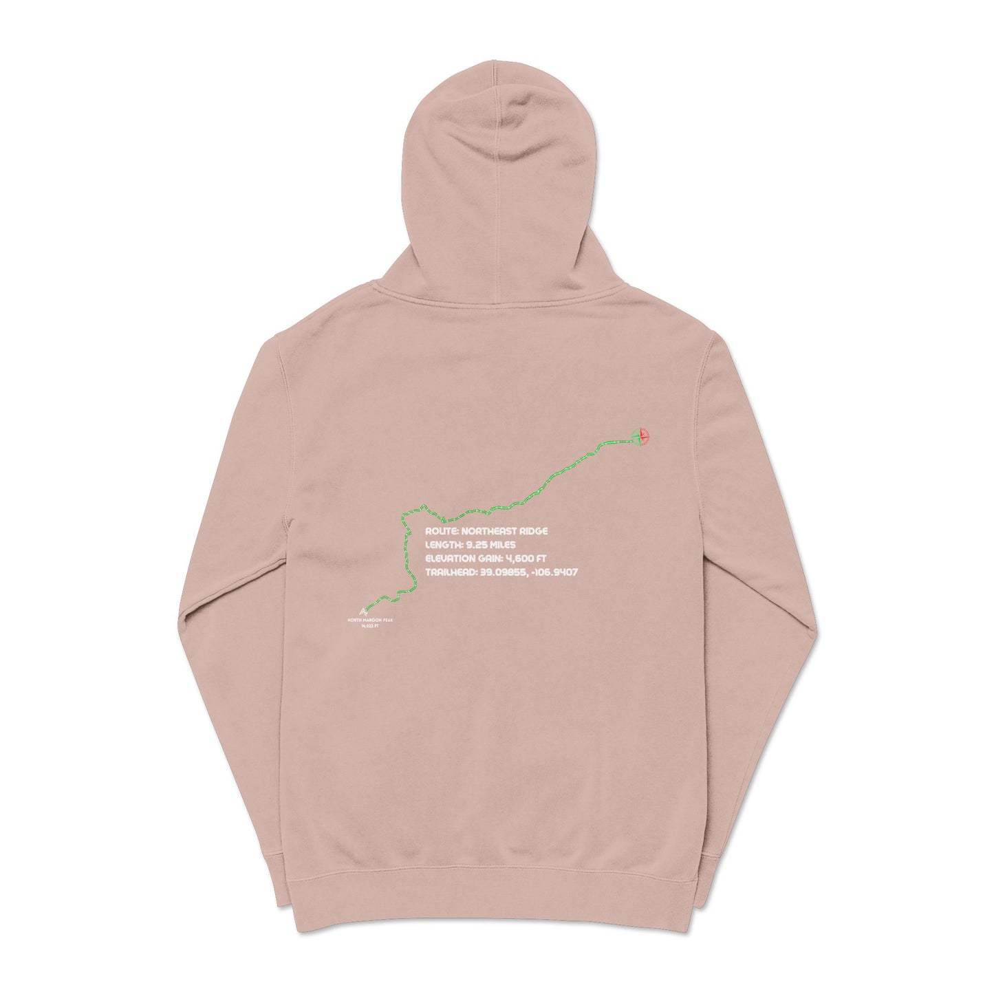 CO 14er Hoodie | North Maroon Peak
