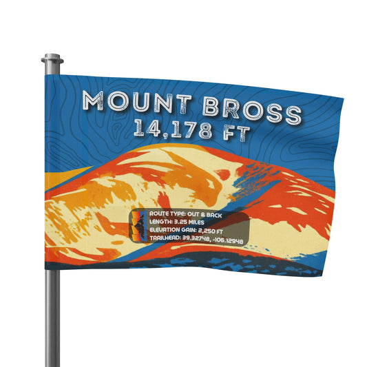 CO 14er Summit Flag | Mount Bross