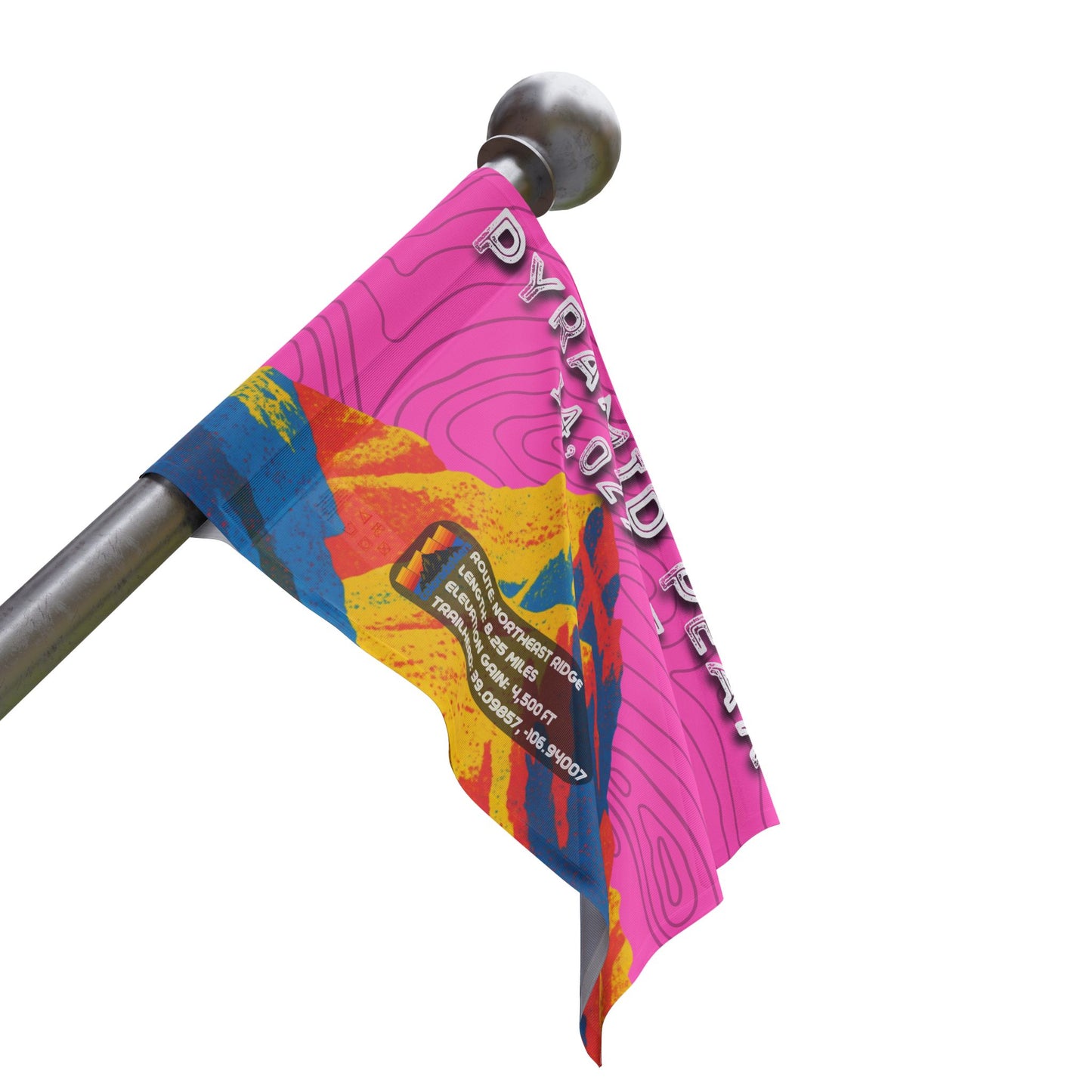 CO 14er Summit Flag | Pyramid Peak