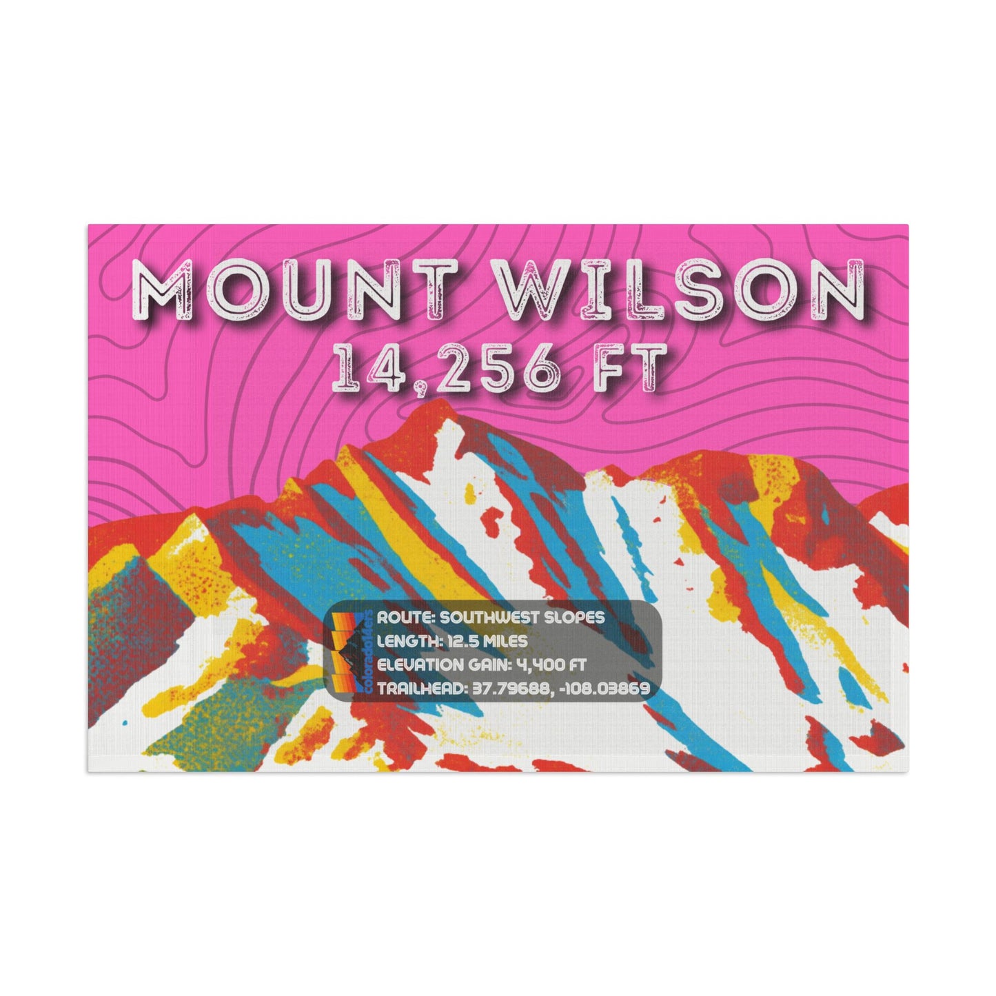 CO 14er Summit Flag | Mount Wilson