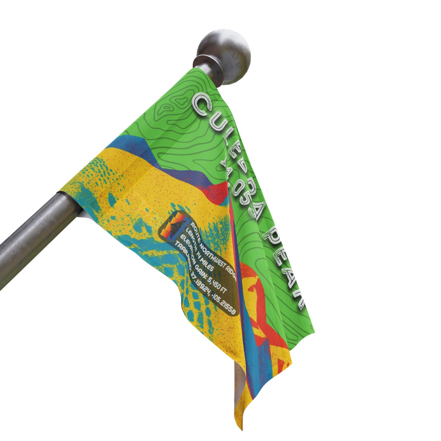 CO 14er Summit Flag | Culebra Peak