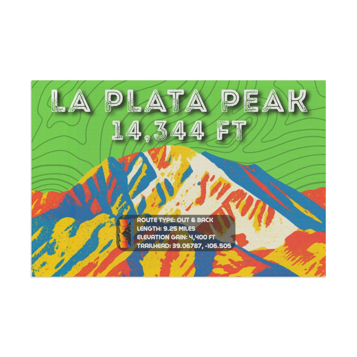 CO 14er Summit Flag | La Plata Peak