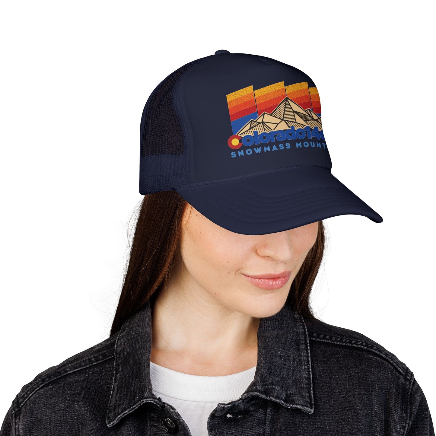 CO 14er Trucker Hat | Snowmass Mountain