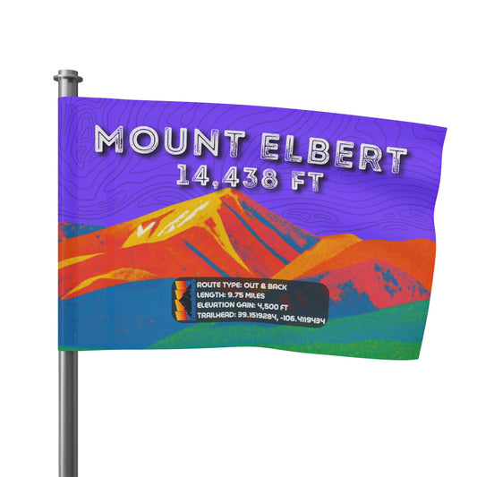 CO 14er Summit Flag | Mount Elbert