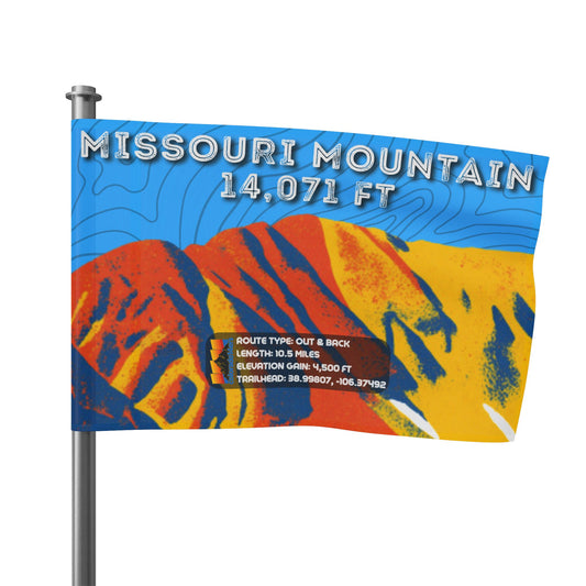 CO 14er Summit Flag | Missouri Mountain