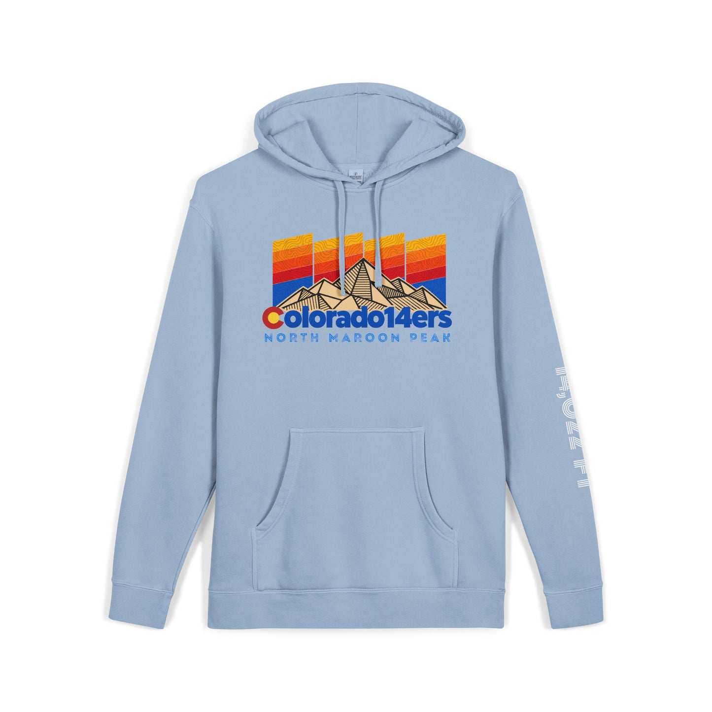 CO 14er Hoodie | North Maroon Peak