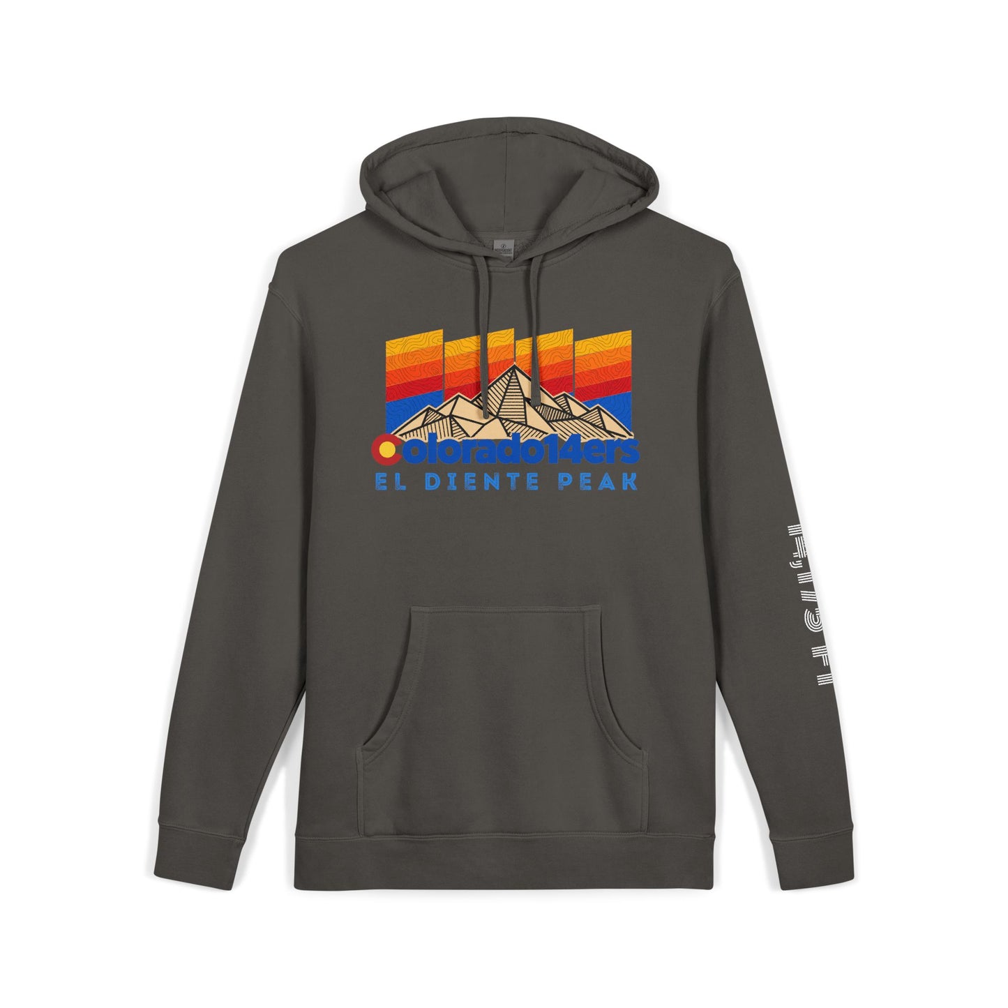 CO 14er Hoodie | El Diente Peak