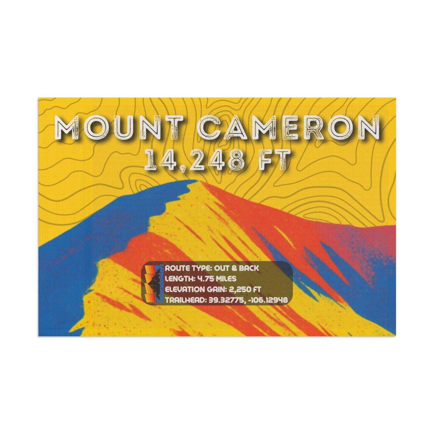 CO 14er Summit Flag | Mount Cameron