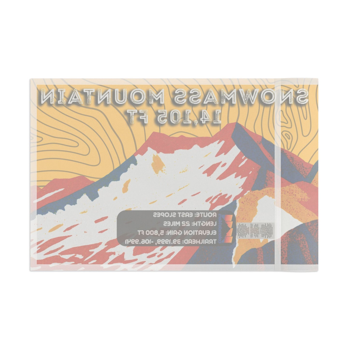 CO 14er Summit Flag | Snowmass Mountain