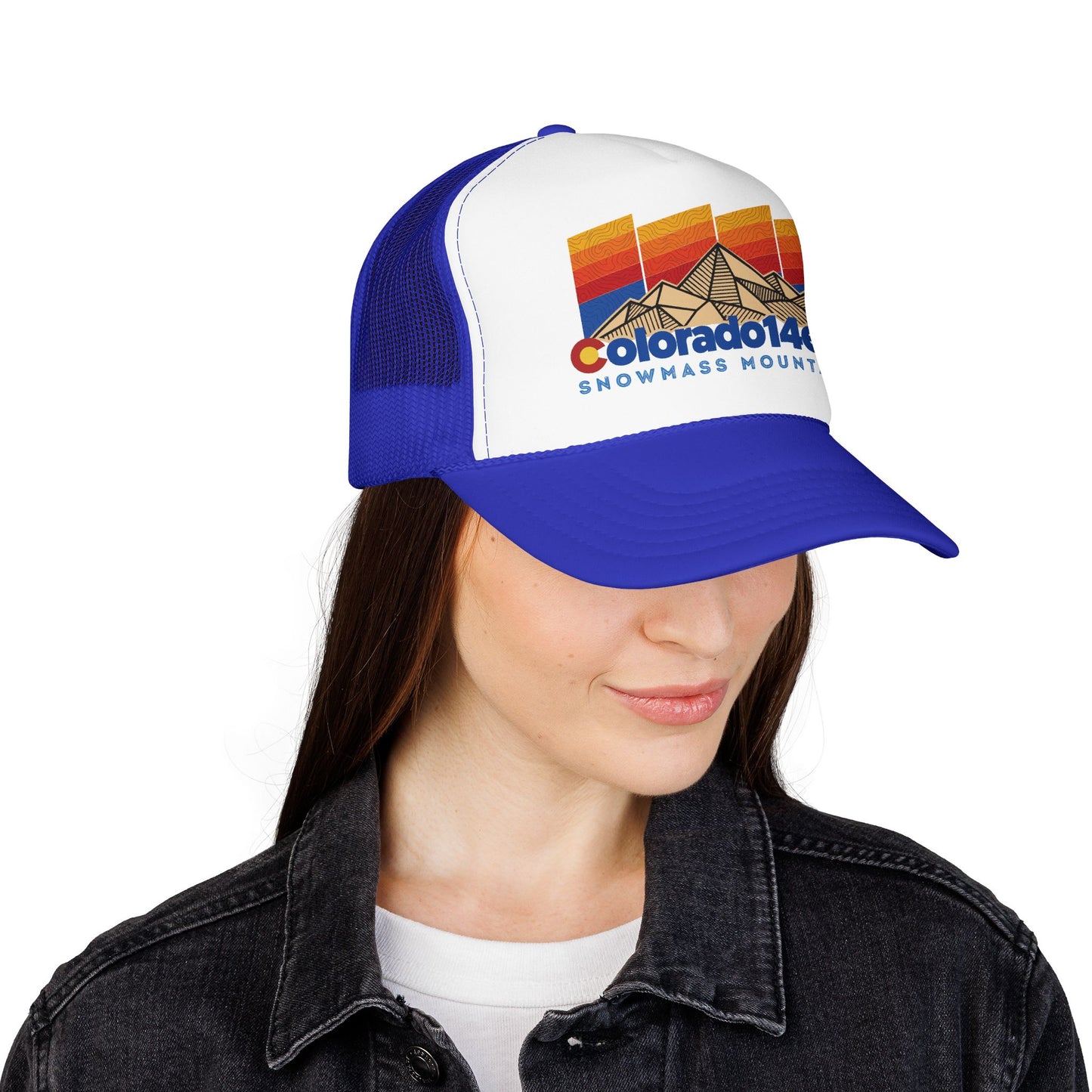 CO 14er Trucker Hat | Snowmass Mountain