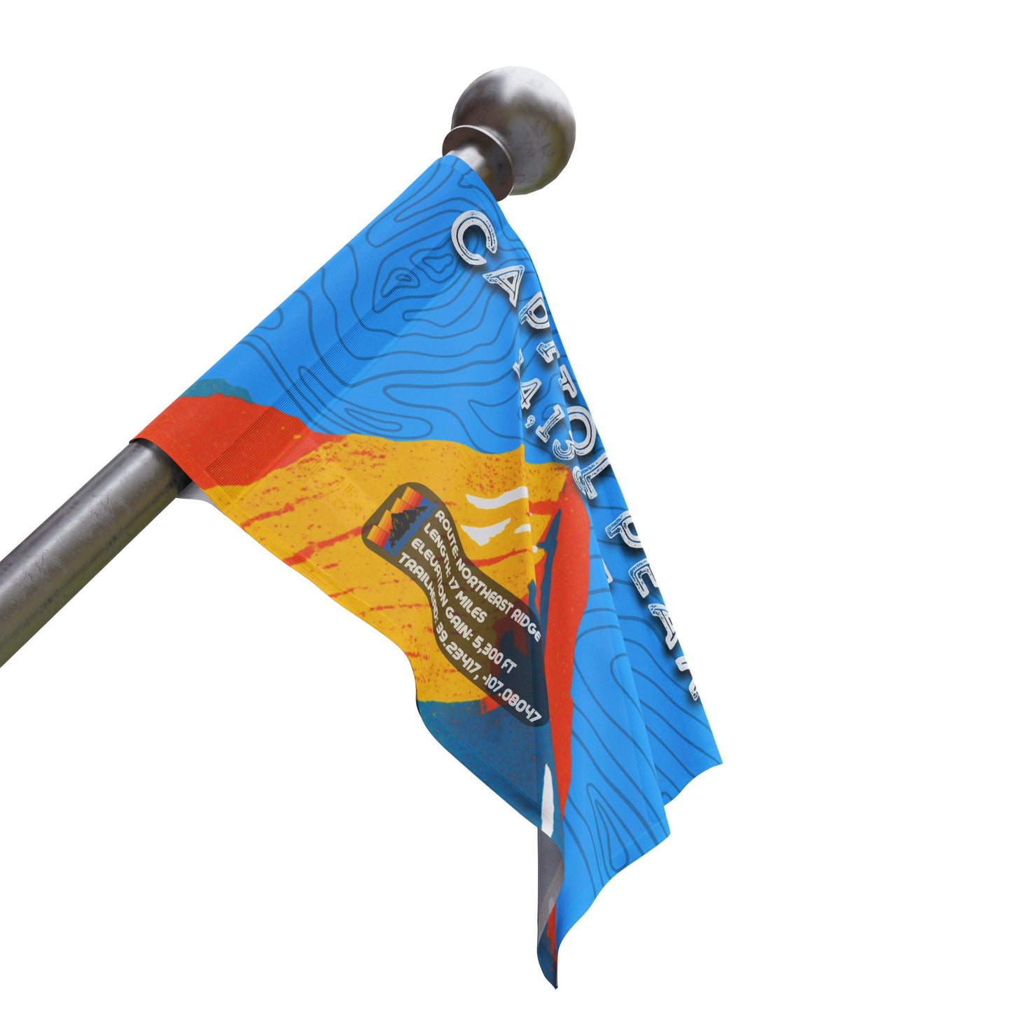 CO 14er Summit Flag | Capitol Peak