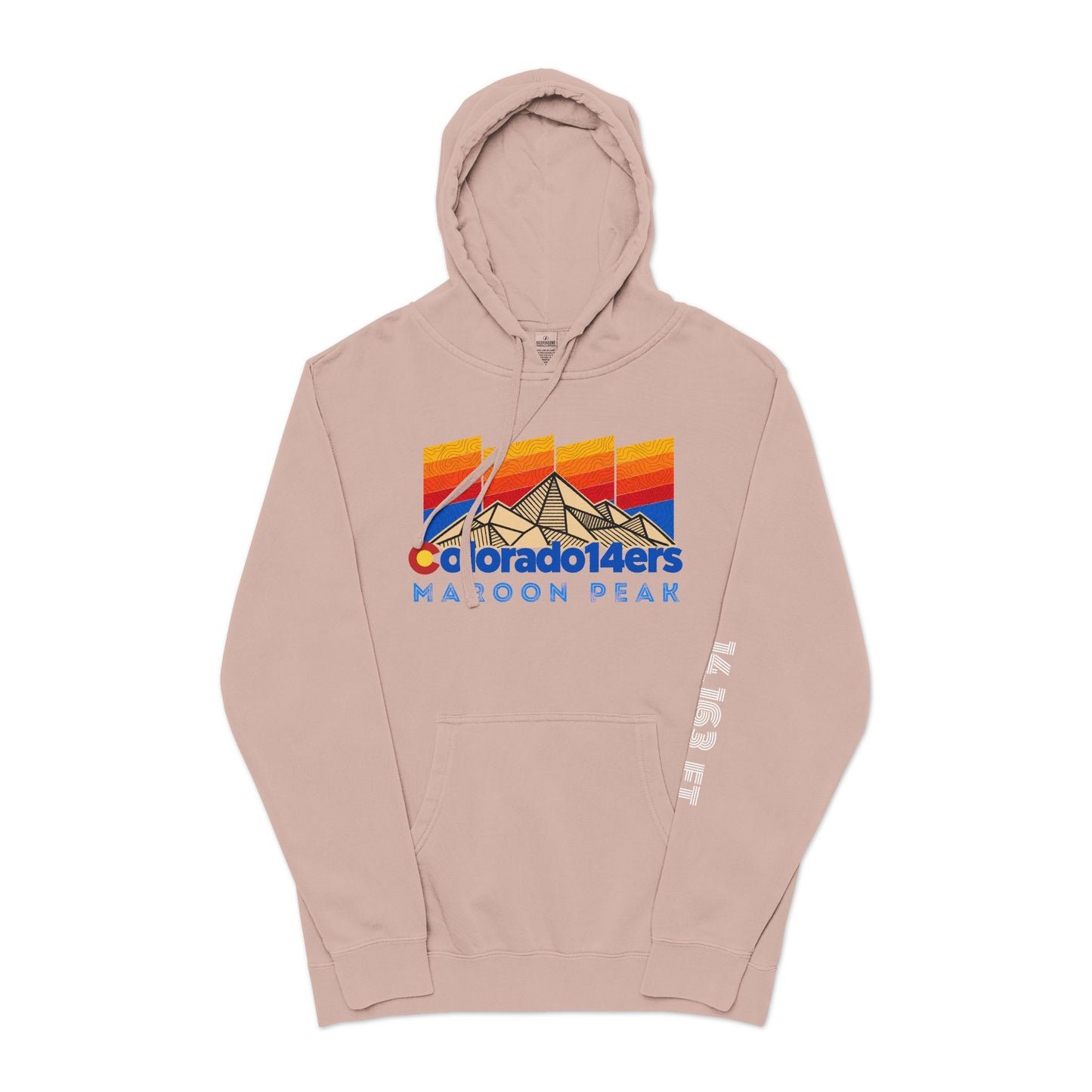 CO 14er Hoodie | Maroon Peak