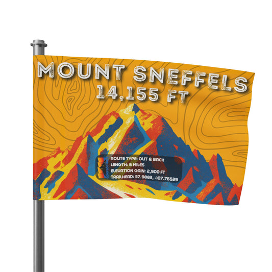 CO 14er Summit Flag | Mount Sneffels