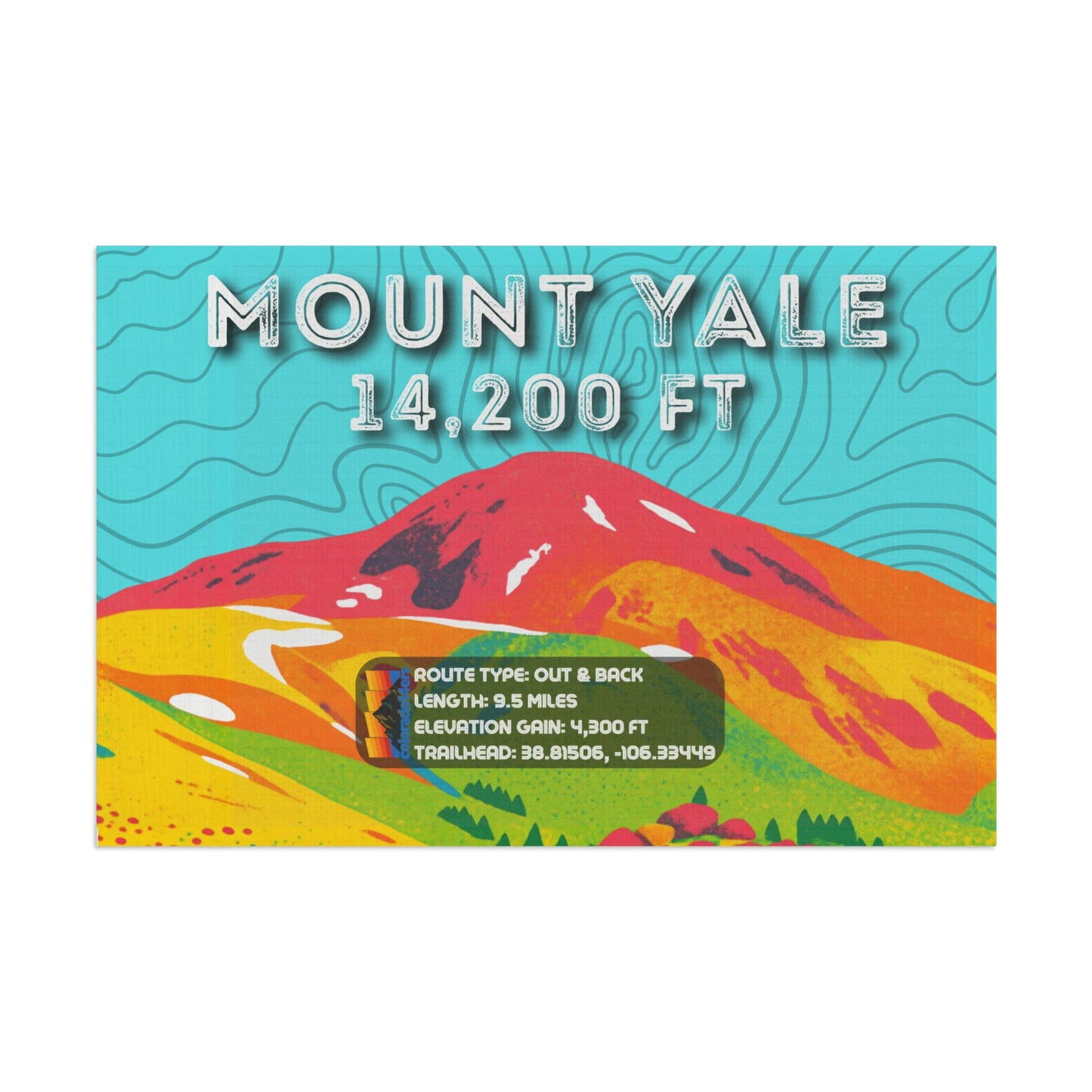 CO 14er Summit Flag | Mount Yale