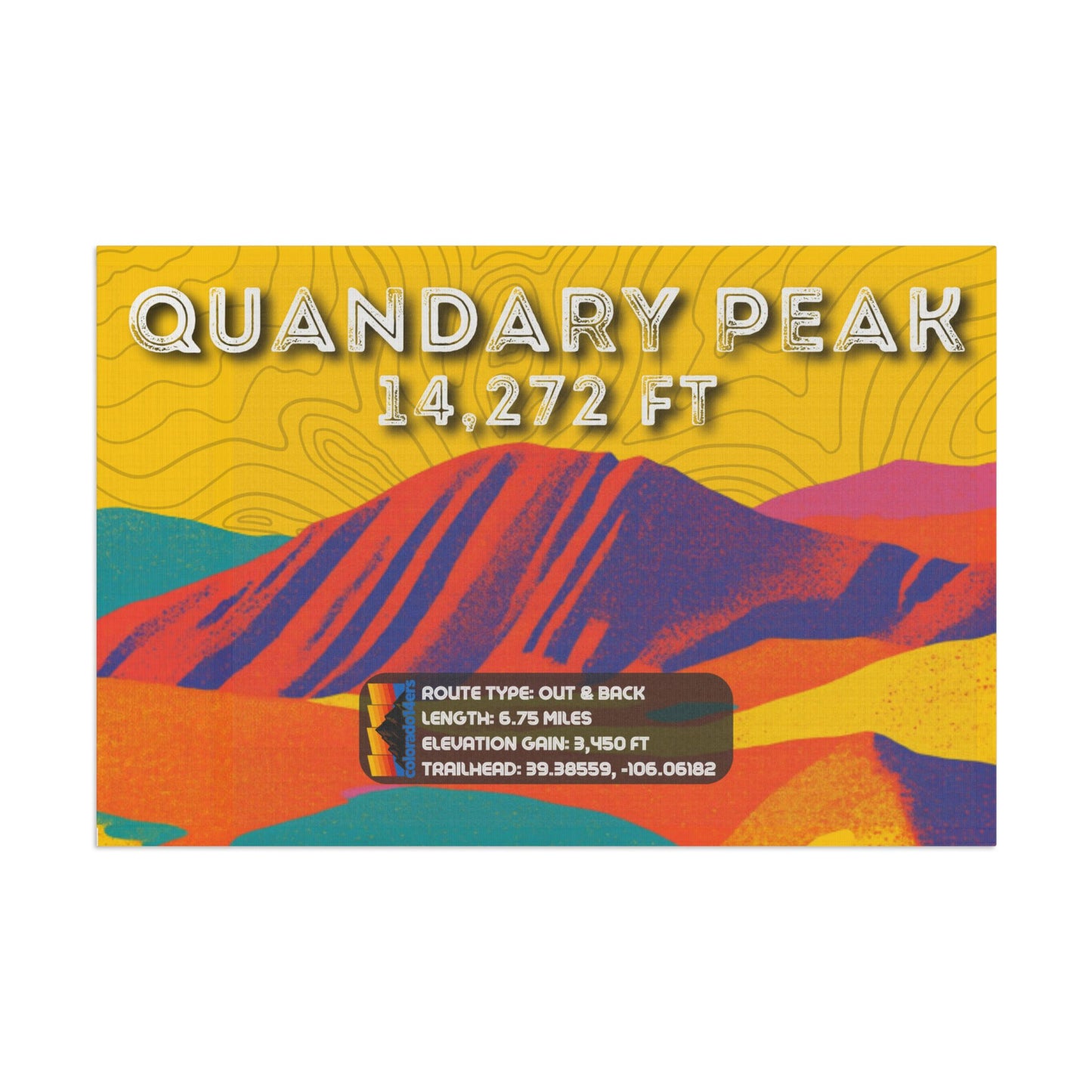 CO 14er Summit Flag | Quandary Peak