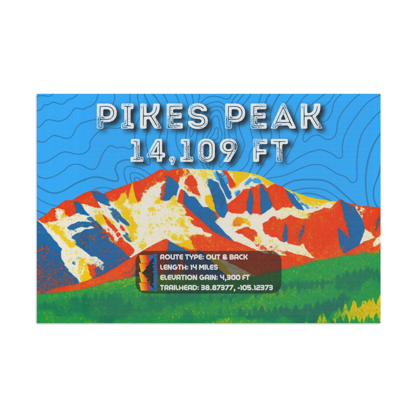 CO 14er Summit Flag | Pikes Peak