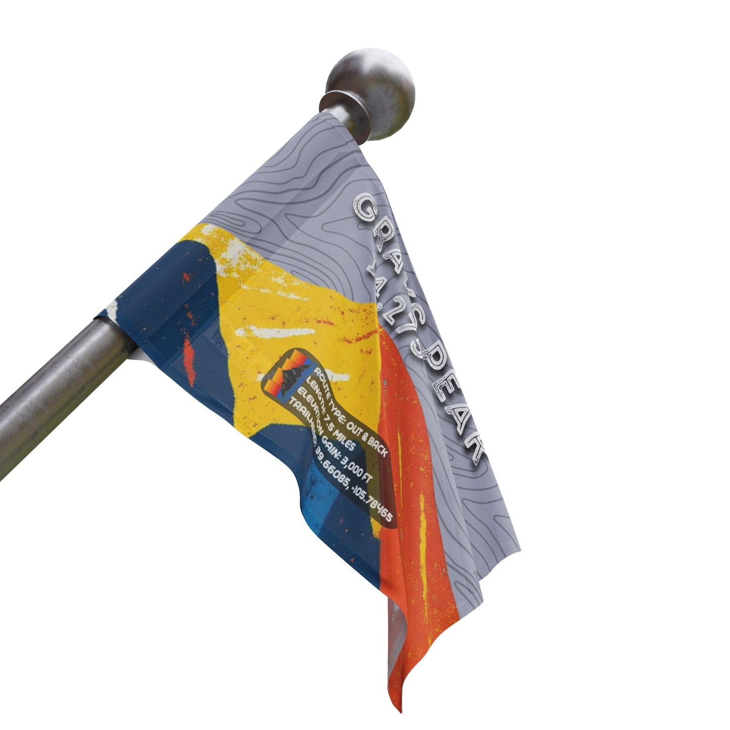 CO 14er Summit Flag | Grays Peak