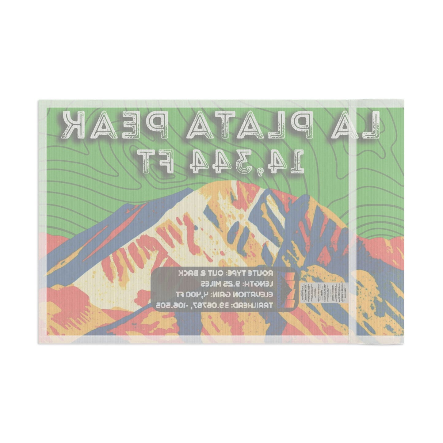 CO 14er Summit Flag | La Plata Peak
