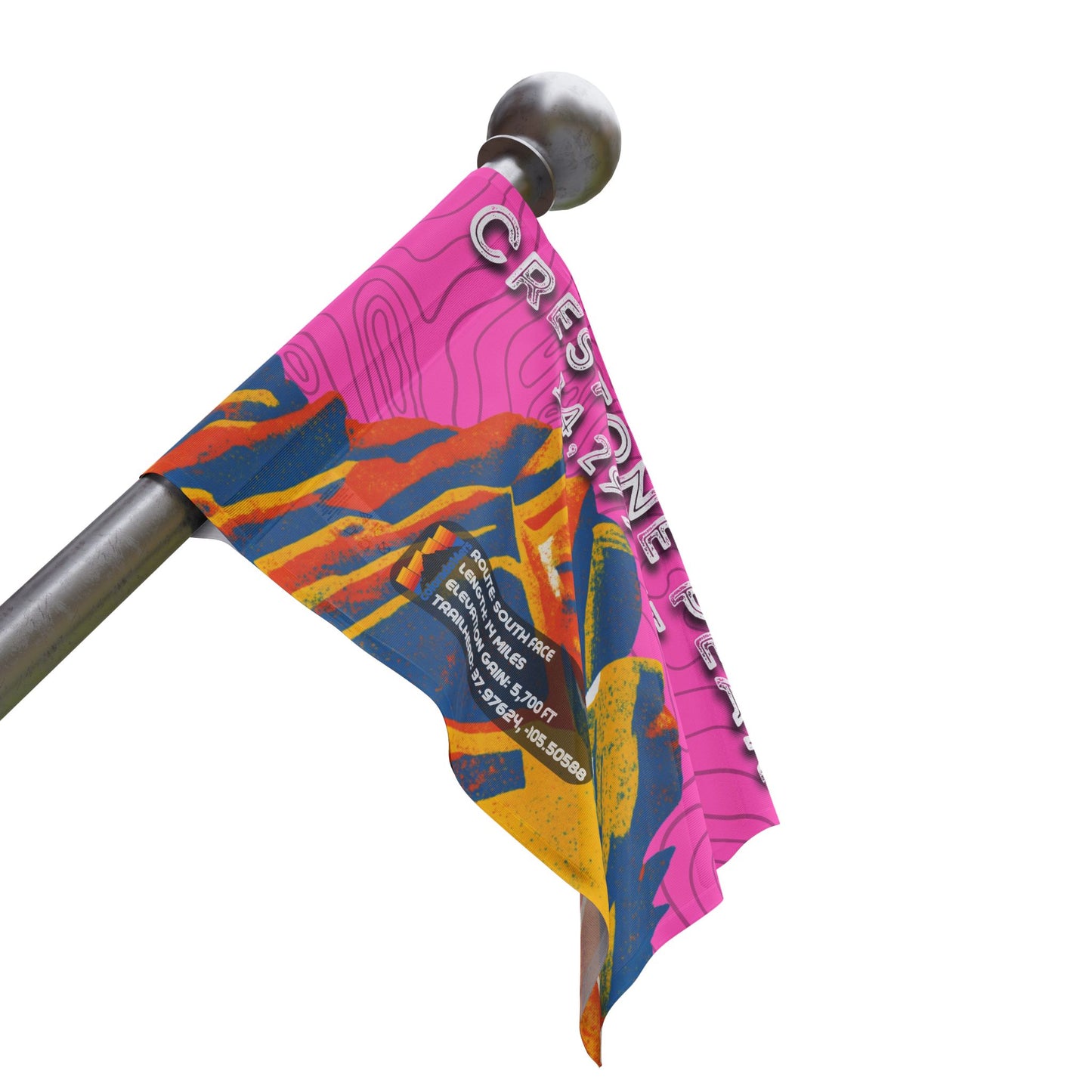 CO 14er Summit Flag | Crestone Peak