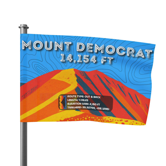 CO 14er Summit Flag | Mount Democrat