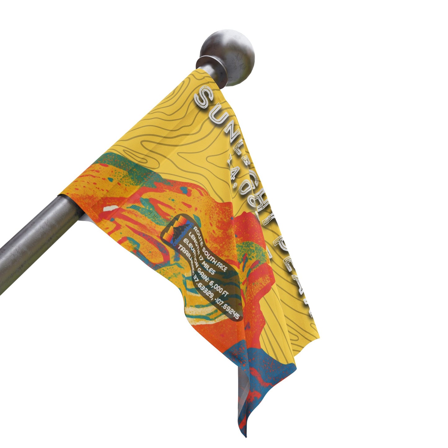 CO 14er Summit Flag | Sunlight Peak