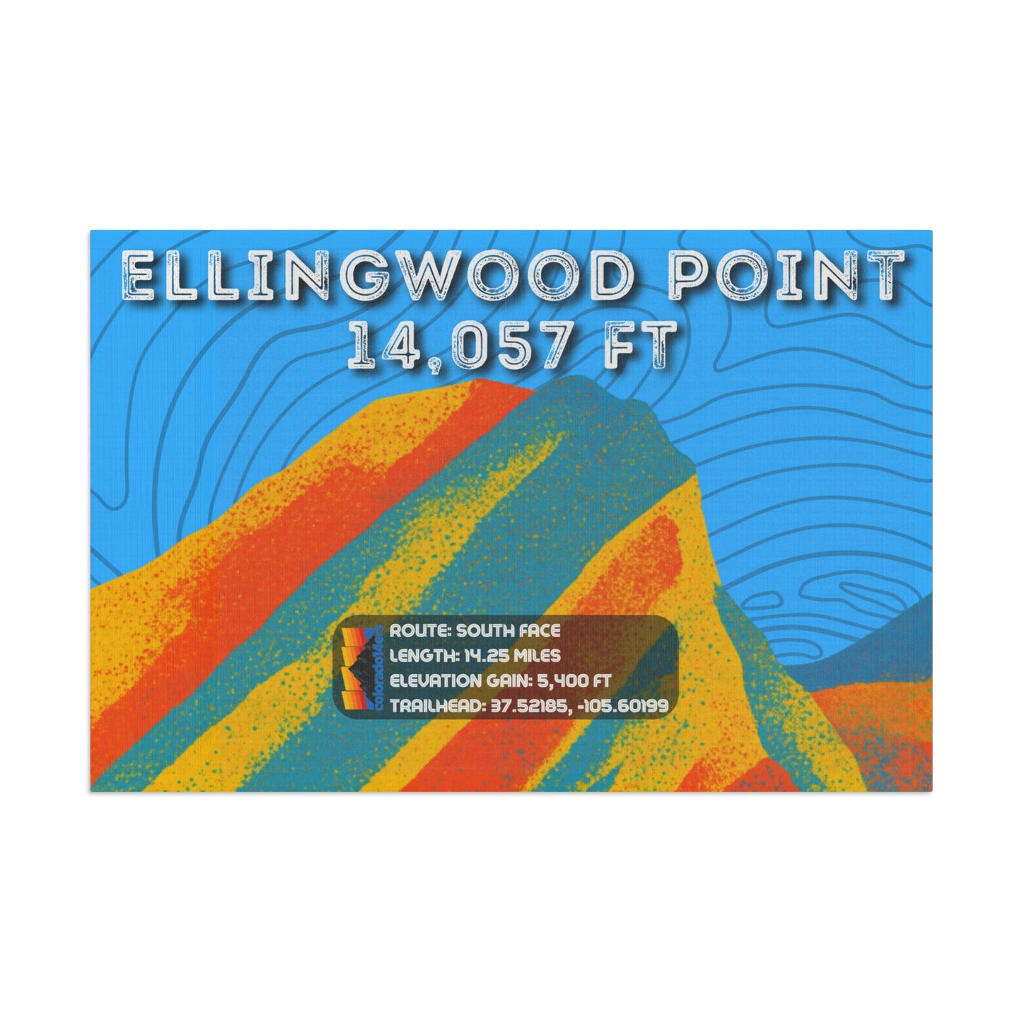 CO 14er Summit Flag | Ellingwood Point