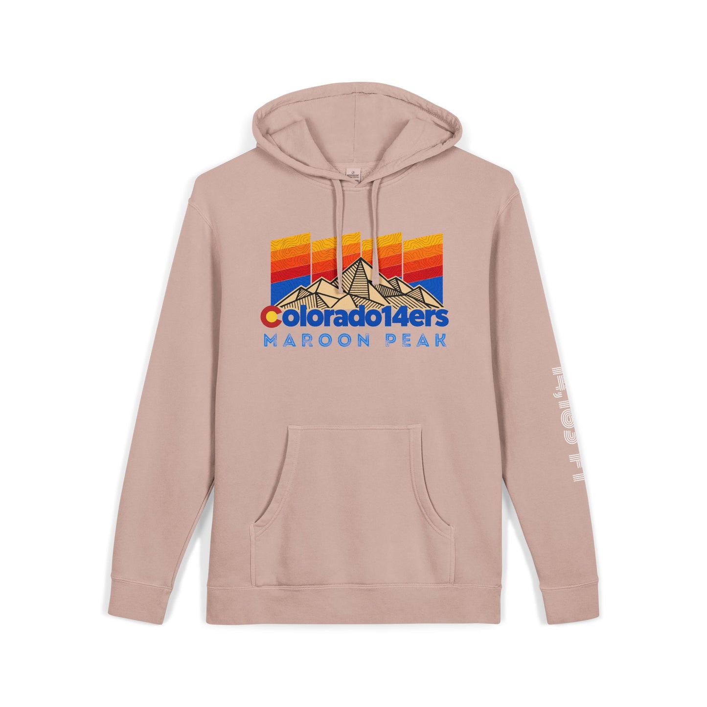 CO 14er Hoodie | Maroon Peak