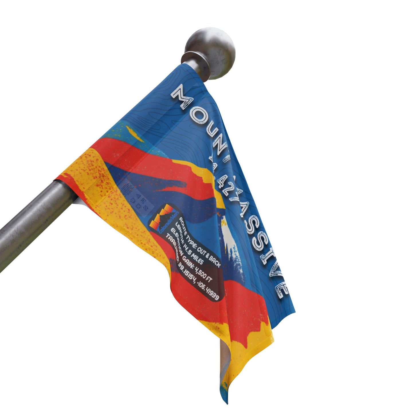 CO 14er Summit Flag | Mount Massive
