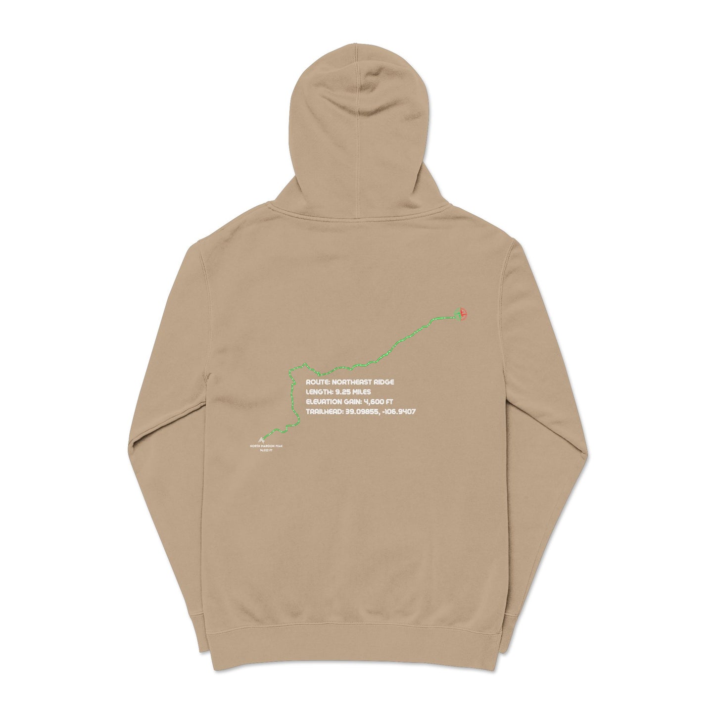 CO 14er Hoodie | North Maroon Peak