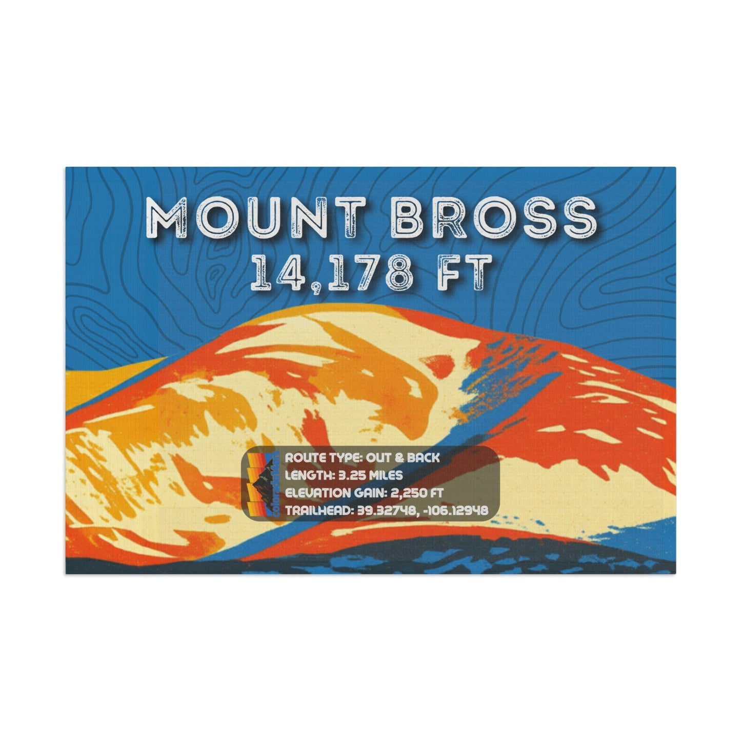 CO 14er Summit Flag | Mount Bross