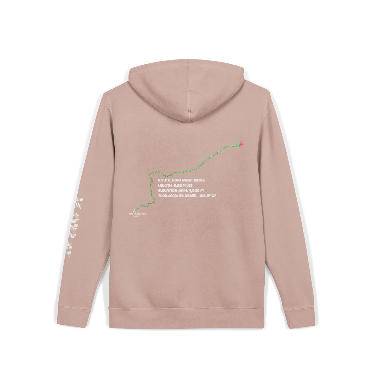 CO 14er Hoodie | North Maroon Peak