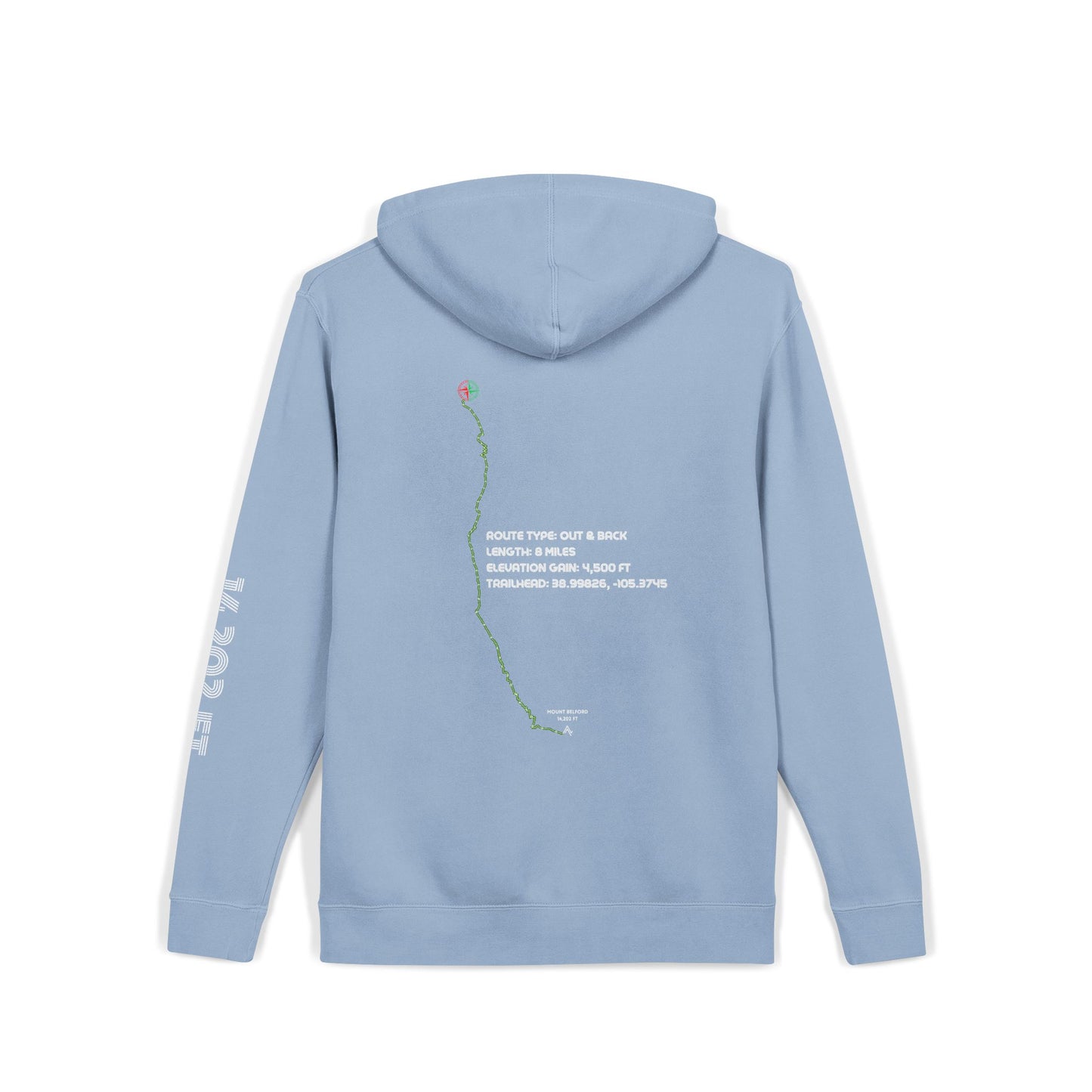 CO 14er Hoodie | Mount Belford