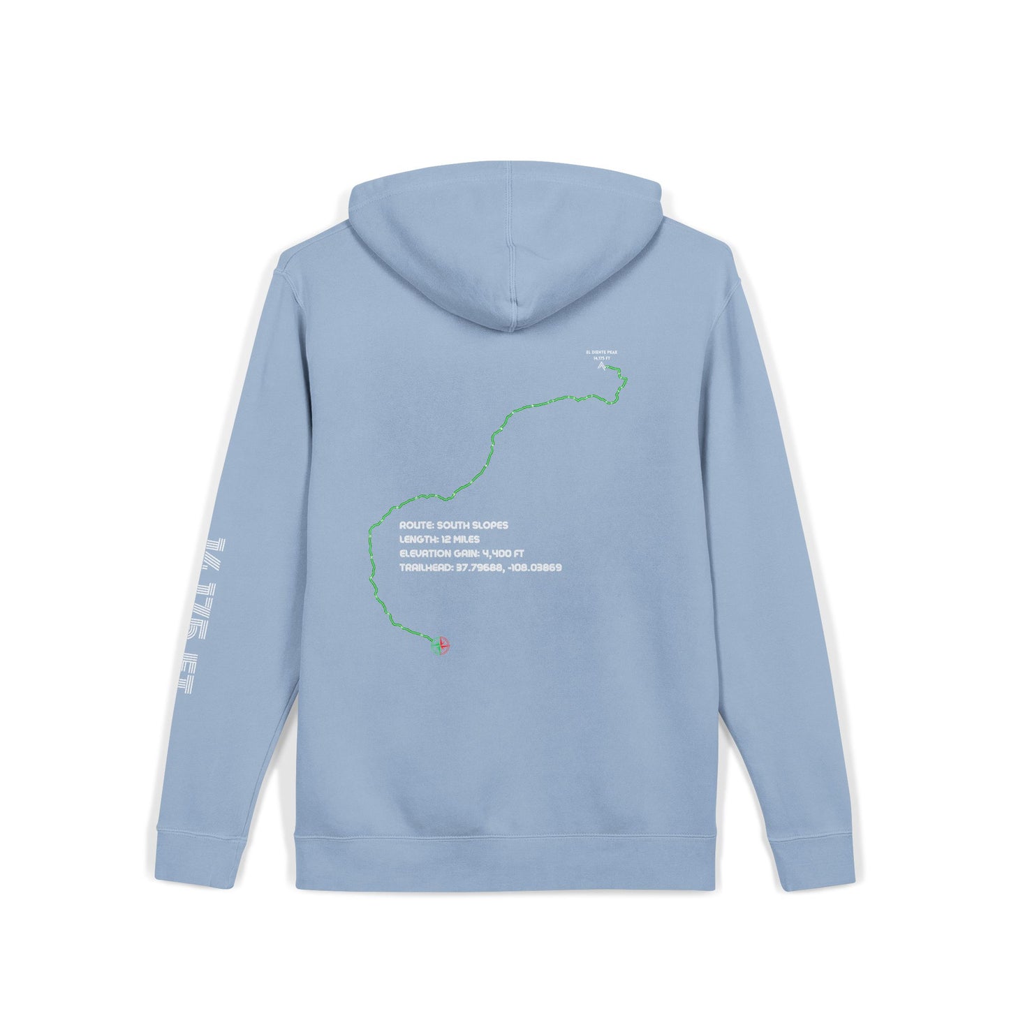 CO 14er Hoodie | El Diente Peak